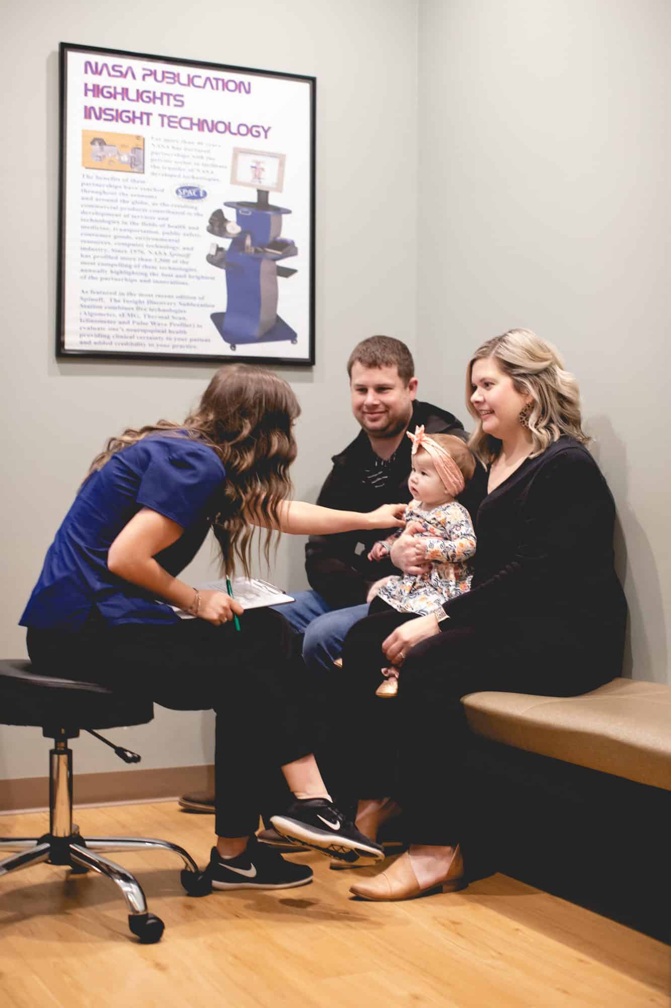 New patient family consultation Stewart Chiropractic Hendersonville TN