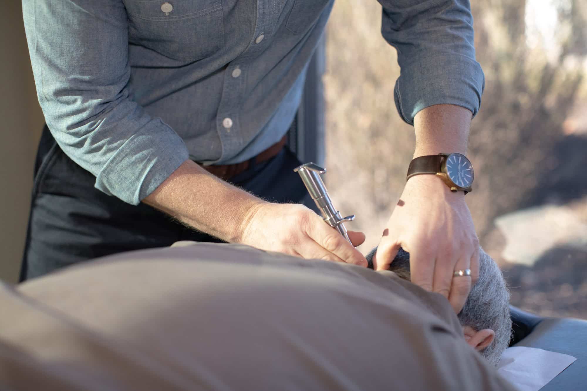 Torque Release Technique TRT adjustment Stewart Chiropractic Hendersonville TN